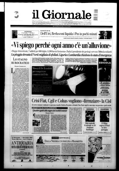 Il giornale : quotidiano del mattino